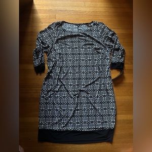 Tiana B. Mod Squad 60’s inspired dress, 1X, NWT